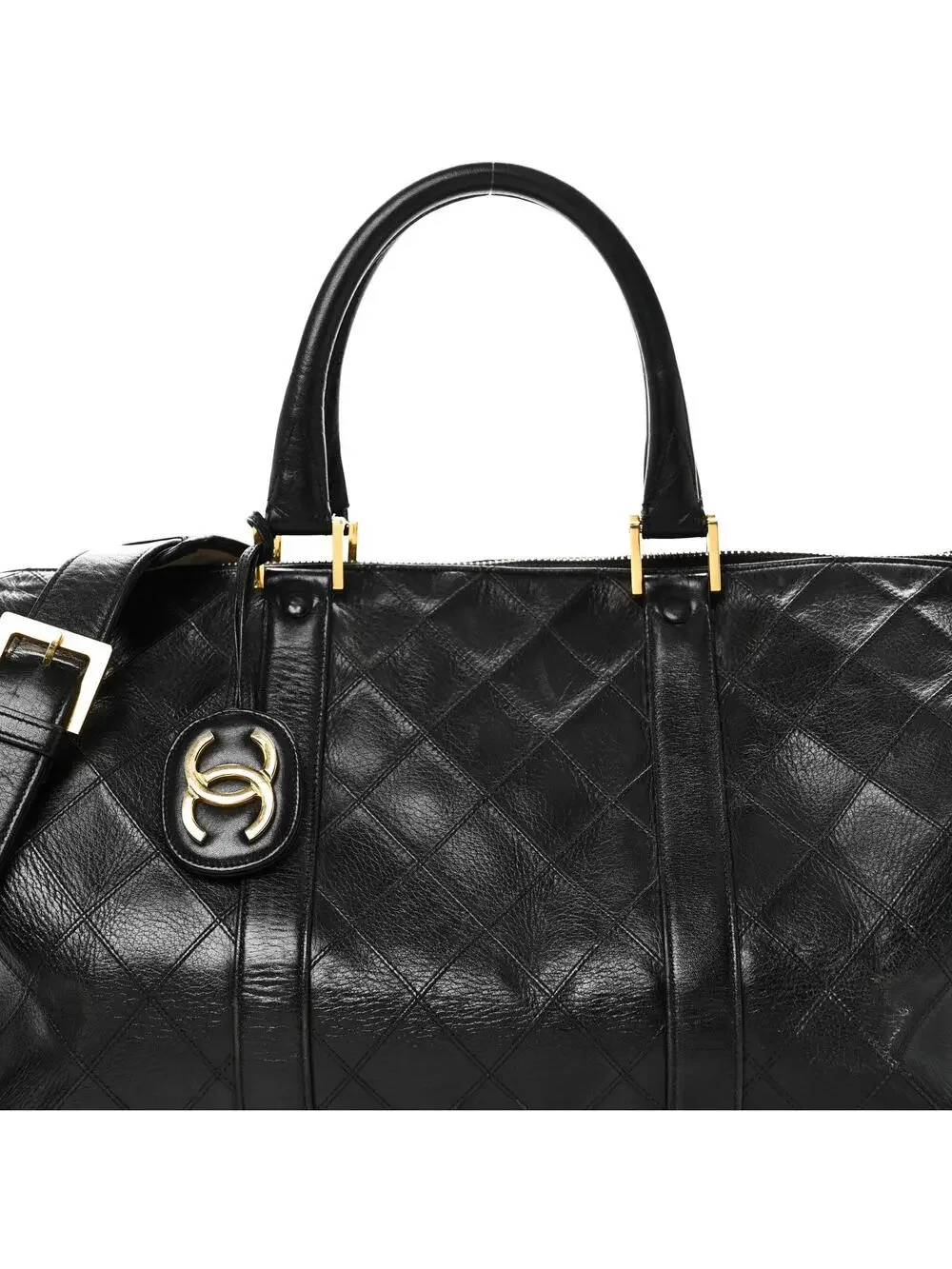 Chanel Calfskin Stitched Duffle Travel #335685C20B